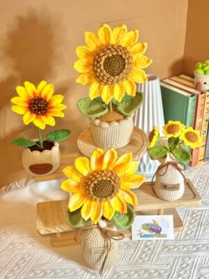 Crochet Flower MP – Sunflower Set 1