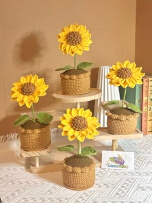 Crochet Flower MP – Layered Sunflower