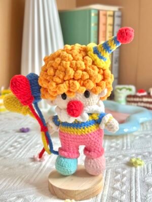 Crochet Doll - Balloon Clown