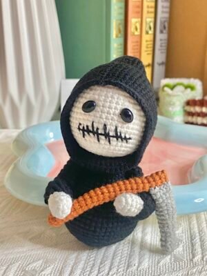 Crochet Doll - Grim Reaper