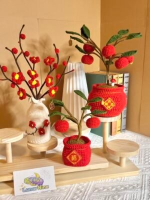 Crochet Flower - Red