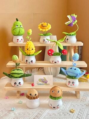 Crochet Flower w SW - Plants vs Zombies 3